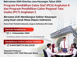 Lowongan Kerja OJK Desember 2024, Ini Link dan Cara Daftarnya!