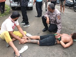 Ngamuk-Tantang Polisi, ODGJ di Karangasem Diamankan