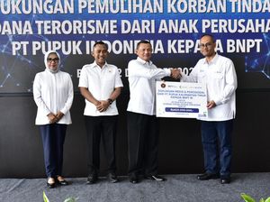 Dukung Pemulihan Penyintas Terorisme, Pupuk Kaltim Beri Bantuan Rp 820 Juta