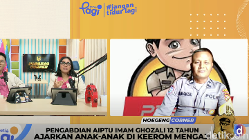 Santri Didikan Polisi Jadi Guru, Aiptu Imam Bangga