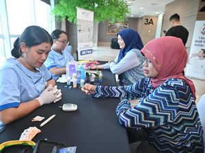 Antusias Warga Ikut Cek Kesehatan Gratis