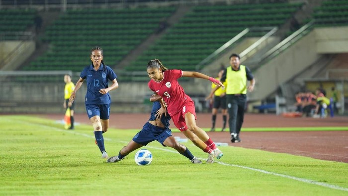 Claudia Scheunemann saat laga final Piala AFF Wanita 2024 antara Indonesia vs Kamboja, Kamis 5 Desember 2024.