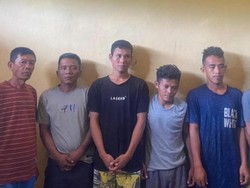 6 Pencuri Sawit di Muratara Ditangkap Usai Tebar Ancaman-Rusak Mobil