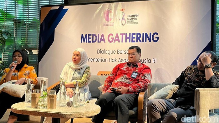 Kementerian Hak Asasi Manusia (HAM). (Diah/detikcom)