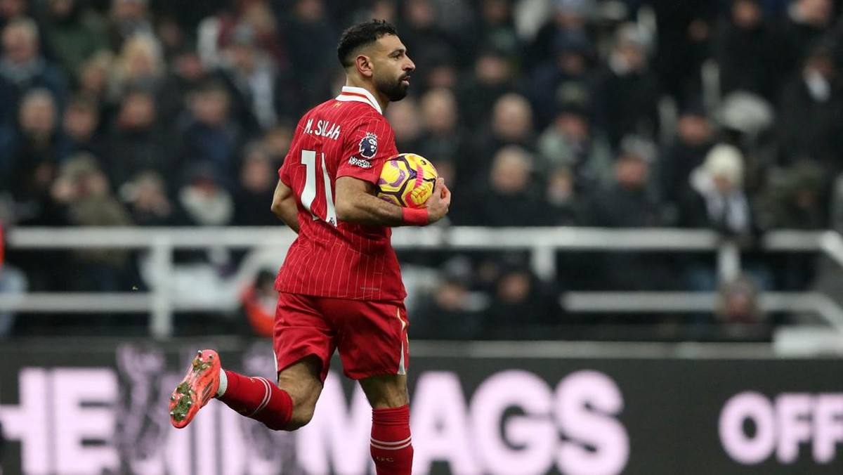 Mohamed Salah bikin rekor baru di Premier League (REUTERS/Scott Heppell