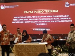 Hasil Rekapitulasi Pilgub-Pilkada KPU Kota Semarang: Paslon PDIP Unggul