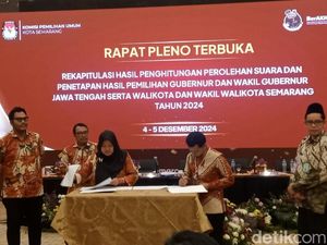 Hasil Rekapitulasi Pilgub-Pilkada KPU Kota Semarang: Paslon PDIP Unggul Hasil Rekapitulasi Pilgub-Pilkada KPU Kota Semarang: Paslon PDIP Unggul