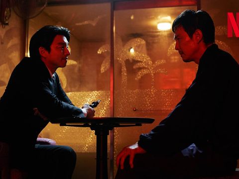 Gong Yoo dann Lee Jung Jae dalam drama Squid Game 2/ Foto: x.com/netflixkr
