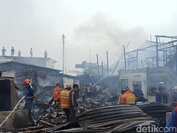 3 Rumah dan 1 Bedeng Hangus Terbakar, Sumber Api Diselidiki