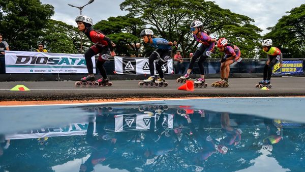 Semangat Peserta Kejurnas Sepatu Roda di Bandung Raih Gelar Juara