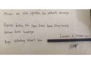 Surat ABG Cilandak Pembunuh Ayah-Nenek untuk Ibu: Maafin Aku Surat ABG Cilandak Pembunuh Ayah-Nenek untuk Ibu: Maafin Aku