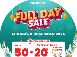 Transmart Full Day Sale Besok Datang Lagi! Yuk Kejar Diskon 50% + 20%
