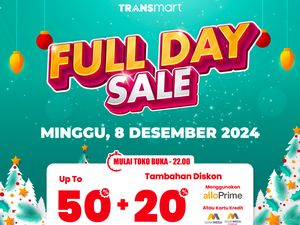 Berangkat! Buruan ke Transmart Full Day Sale, Pesta Diskon 50% + 20%