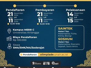 Pendaftaran Olimpiade Sains Airlangga Dibuka, Sertifikat Bisa untuk SNBP! Pendaftaran Olimpiade Sains Airlangga Dibuka, Sertifikat Bisa untuk SNBP!