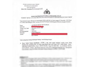Info Kehilangan STNK Milik Warga Sidoarjo Info Kehilangan STNK Milik Warga Sidoarjo