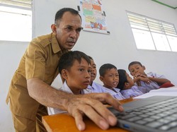 Dulu Numpang, SD di Pelosok Konawe Kini Bisa Ujian Online Mandiri