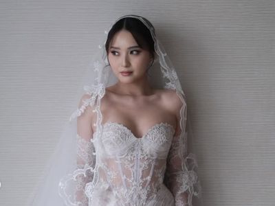 7 Penampilan Nita Vior Bak Princess saat Dinikahi Vincent Kosasih