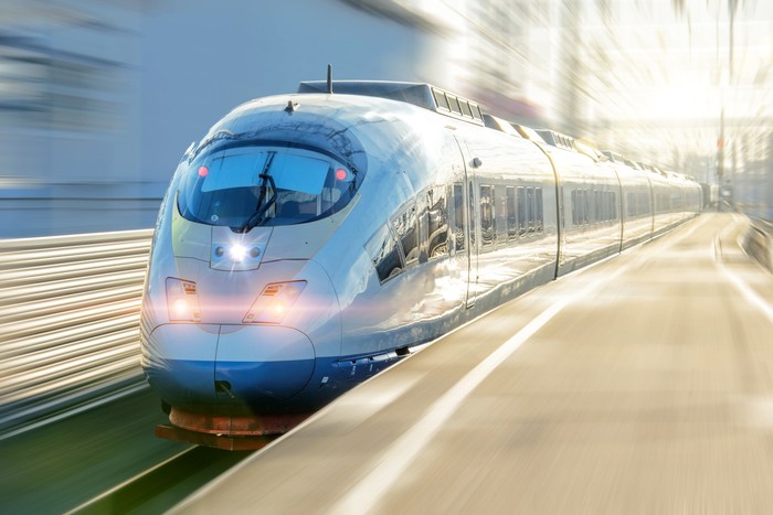 Ilustrasi kereta cepat Ilustrasi kereta cepat
