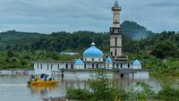 Kampung Penampung Air Bendungan Karian Mulai Tenggelam