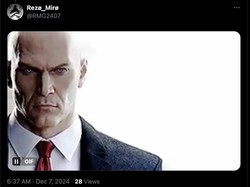 Pep Guardiola diibaratkan sosok dalam game Hitman, seorang pembunuh bayaran! Foto: dok. Internet/X (Twitter)