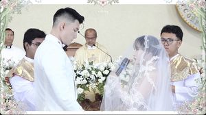Momen Tawa Haru Vior dan Vincent di Altar Pernikahan