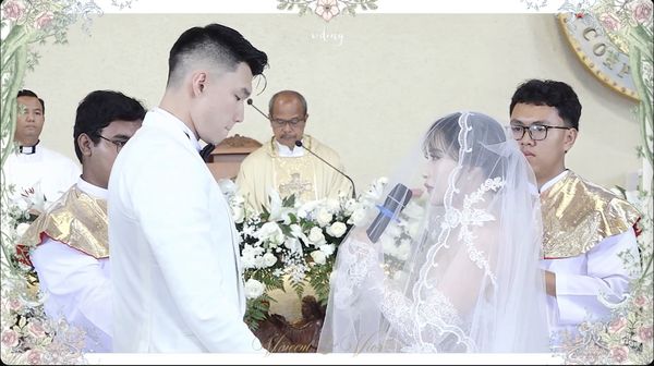 Momen Tawa Haru Vior dan Vincent di Altar Pernikahan