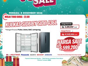 Di Transmart Full Day Sale, Beli Kulkas Jumbo Hemat Rp 2 Jutaan