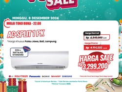 Di Transmart Full Day Sale, Beli AC Ada Potongan Rp 1 Jutaan