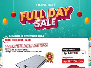 Cuma di Transmart Full Day Sale, Aneka Kasur Empuk Mulai Rp 500 Ribuan