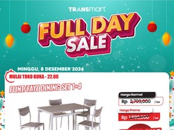 Satu Set Meja Makan Diskon hingga Rp 1 Jutaan di Transmart Full Day Sale!