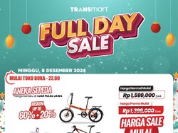 Aneka Sepeda Banting Harga di Transmart Full Day Sale!