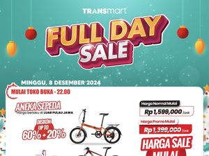 Aneka Sepeda Banting Harga di Transmart Full Day Sale! Aneka Sepeda Banting Harga di Transmart Full Day Sale!