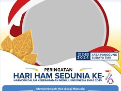 25+ Twibbon dan Ucapan Hari HAM Sedunia 10 Desember 2024