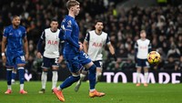 Cole Palmer - 12 penalti beruntun tanpa luput. Foto: Chelsea FC via Getty Images/Darren Walsh