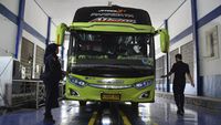 Persiapan Libur Nataru, Dishub Cek Kelaikan Bus Pariwisata di Ciamis