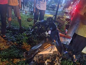 Brakk! Pemotor Tewas Tabrak Truk di Jalan Pengasih-Sentolo Kulon Progo