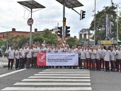 Peringati Hakordia 2024, Jaksa Sematkan Pesan Anti-Korupsi di Surabaya