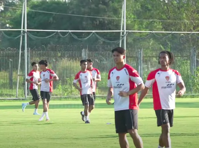 Latihan Timnas Indonesia untuk Piala AFF 2024