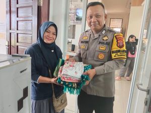 Momen Bhabinkamtibmas Balikpapan Selatan Jaga Kondusifitas Usai Pilkada