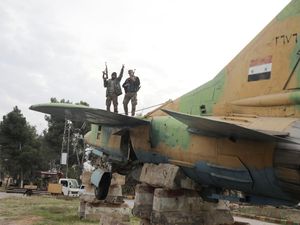 Potret Bandara Militer di Suriah Dikuasai Pemberontak