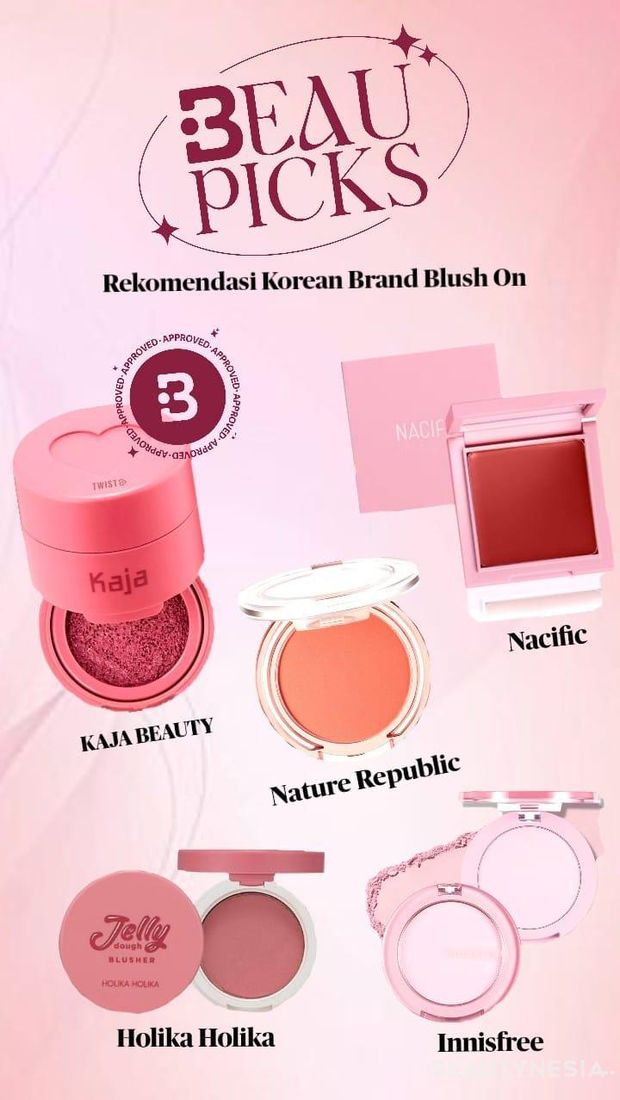 Rekomendasi Korean brand blush on