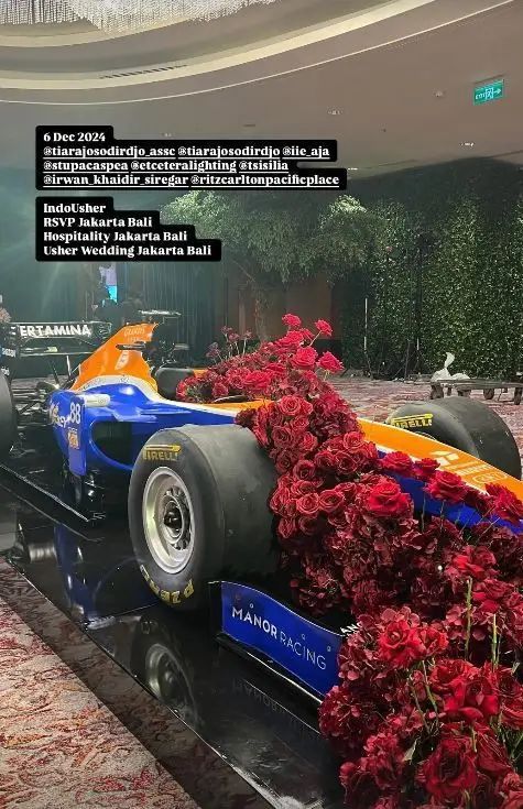 Resepsi Pernikahan Rio Haryanto dan Athina Papadimitriou