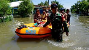 Banjir Meluas hingga ke 8 Desa di Jombang