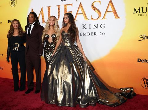 Beyonce, Jay-Z, Blue Ivy Carter and Tina Knowles attend a premiere for the film ''Mufasa: The Lion King'' in Los Angeles, California, U.S., December 9, 2024. REUTERS/Mario Anzuoni