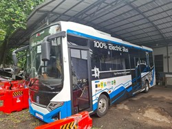 Dishub Bogor Uji Coba Gratis Bus Listrik Pekan Depan, Rute Bojonggede-Sentul