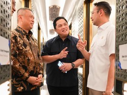 Erick Thohir-Raffi Ahmad Jajal Kereta Tanpa Transit Jakarta-Semarang
