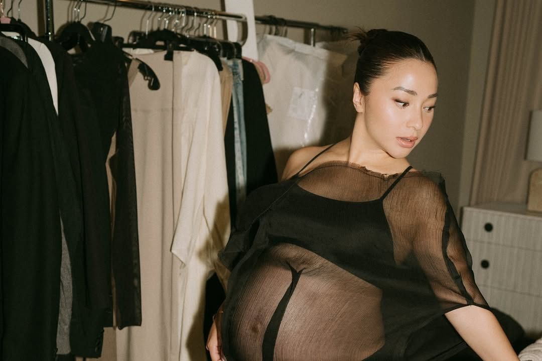 Potret maternity Nikita Willy jelang melahirkan anak kedua.