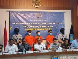 12,3 Kg Sabu Hasil Pengungkapan di Batam dan Karimun Dimusnahkan