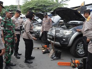 Pasukan Gabungan Siap Siaga Hadapi Bencana Hidrometeorologi di Sampang