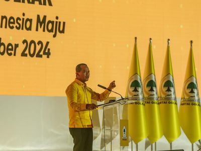Momen Bahlil Lahadalia Buka Bimtek Legislator Nasional Partai Golkar